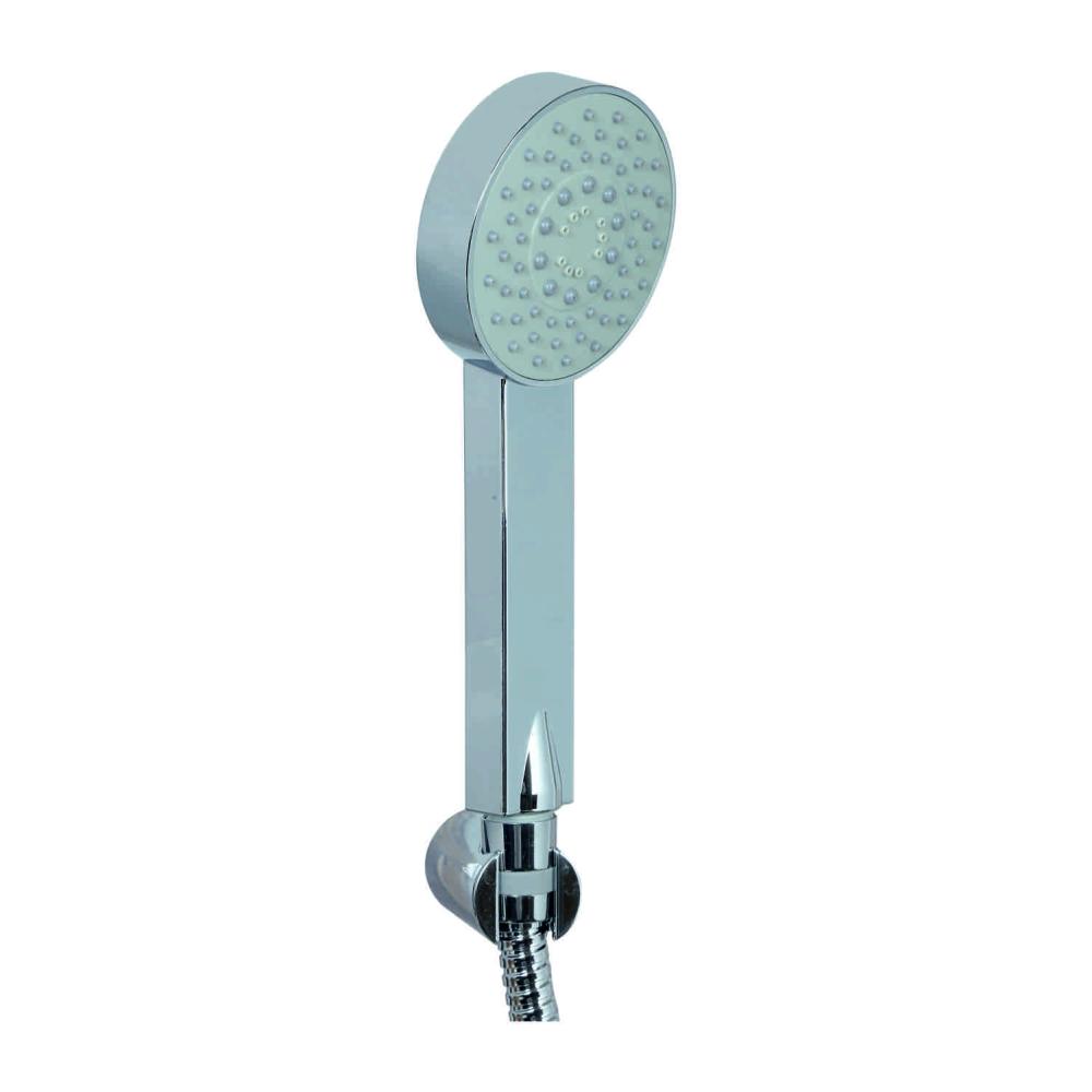 Single Flow Hand Shower with 1.5 Mtr. SS (SS 304) Flexible Hose & ABS Hook